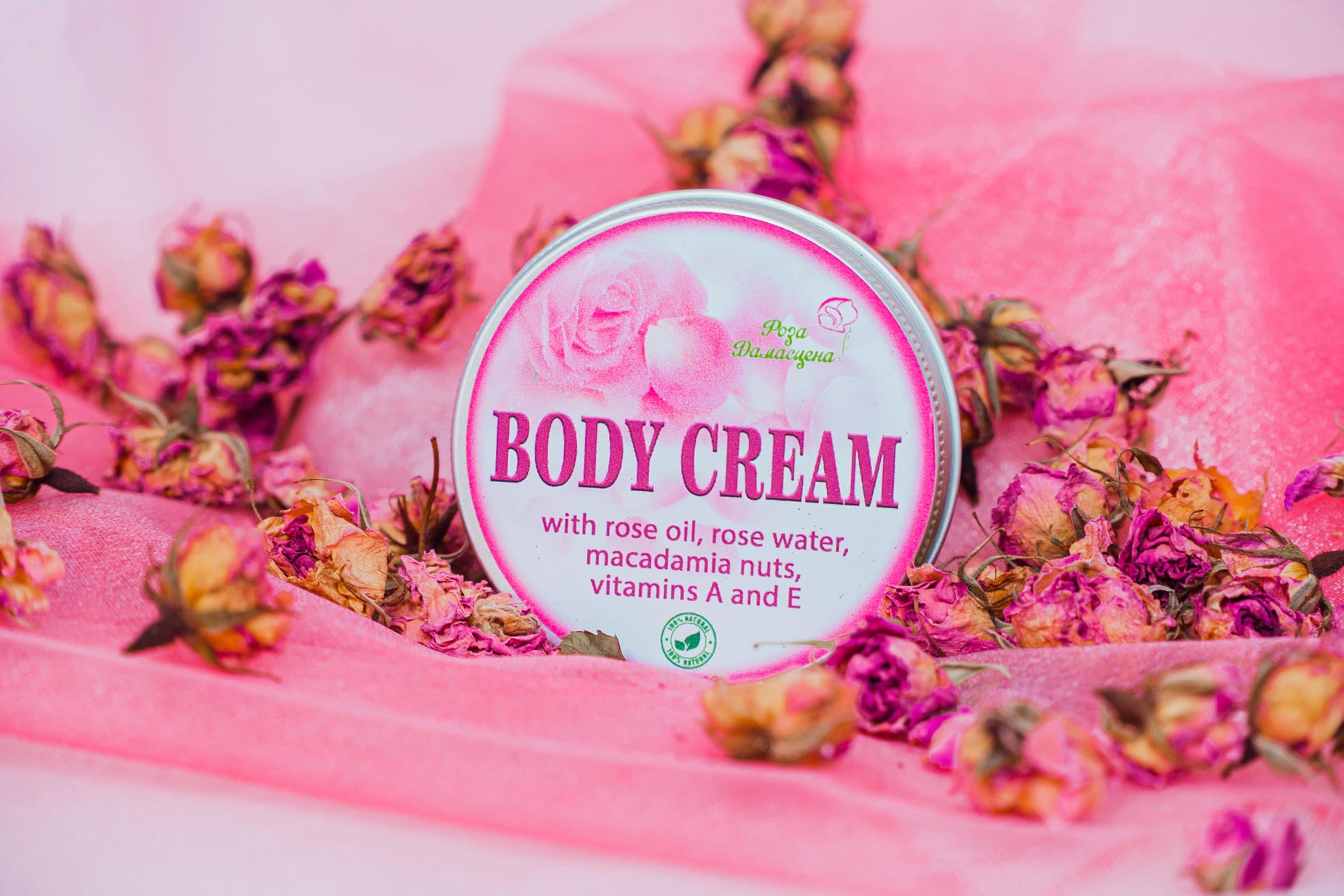 Crema corpo di Rosa Damascena