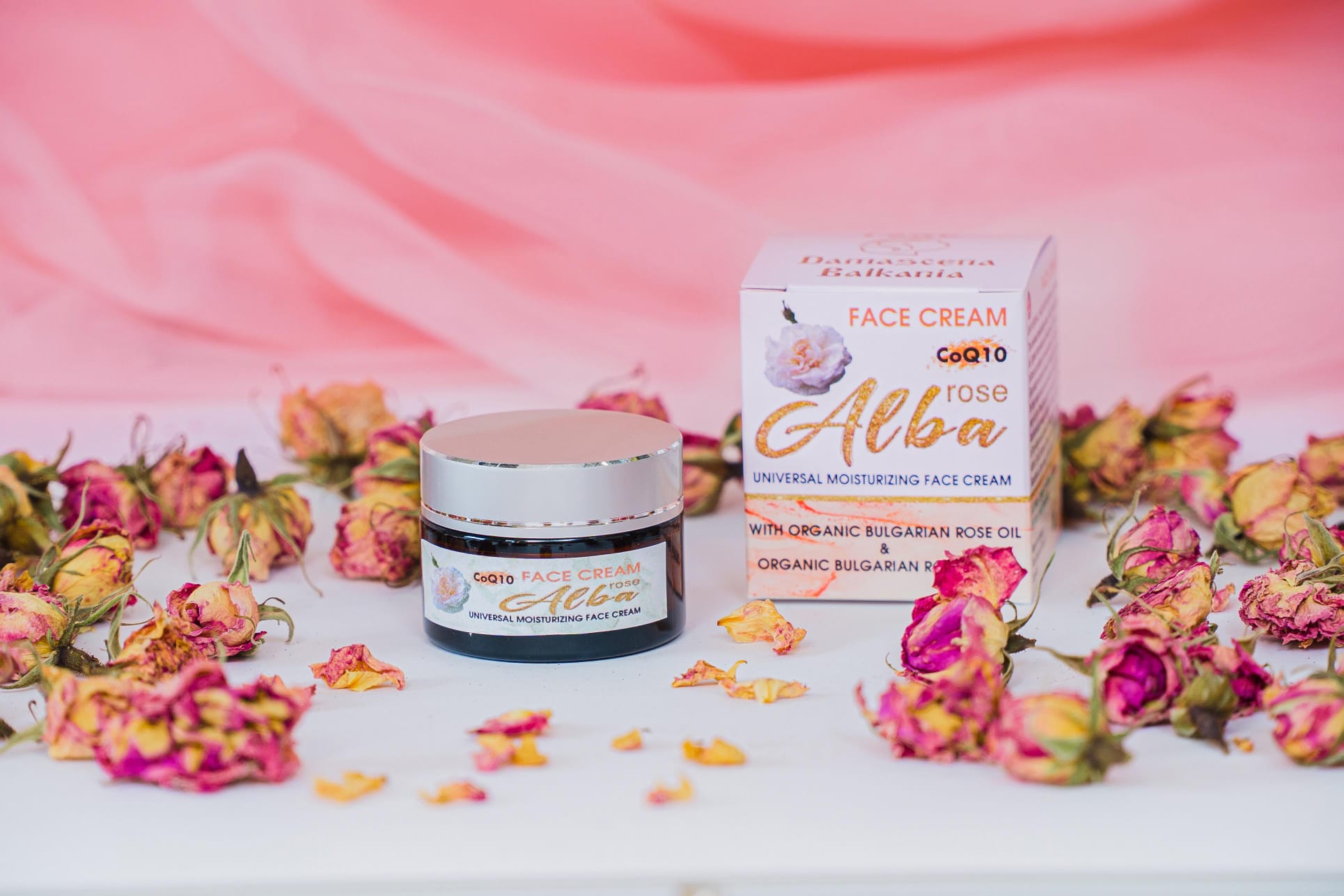 Crema viso giorno con Rosa Alba e coenzima Q10 30 ml