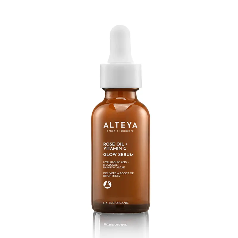 Siero illuminante all'olio di rosa e,vitamina C e Rosa Luminosa 30 ml